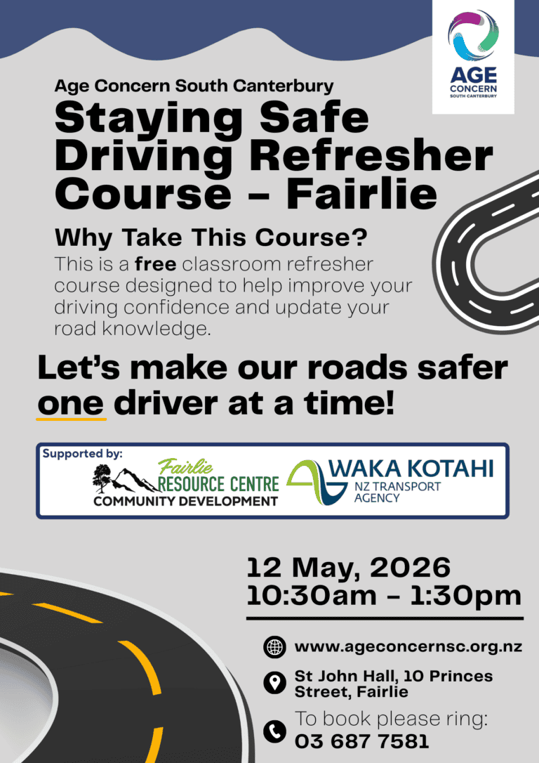 Staying Safe - Fairlie 2026 Staying Safe - Fairlie 2026