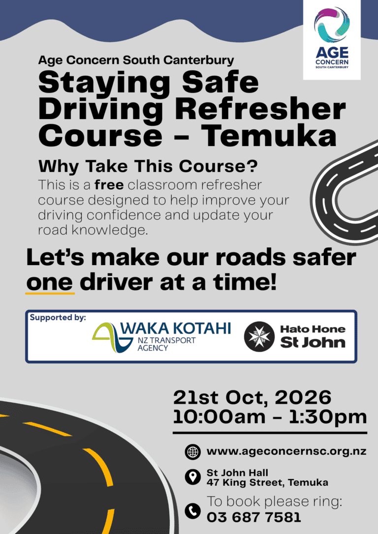 Staying Safe - Temuka